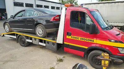Pomoc drogowa Toruń laweta 24h A1 Entom